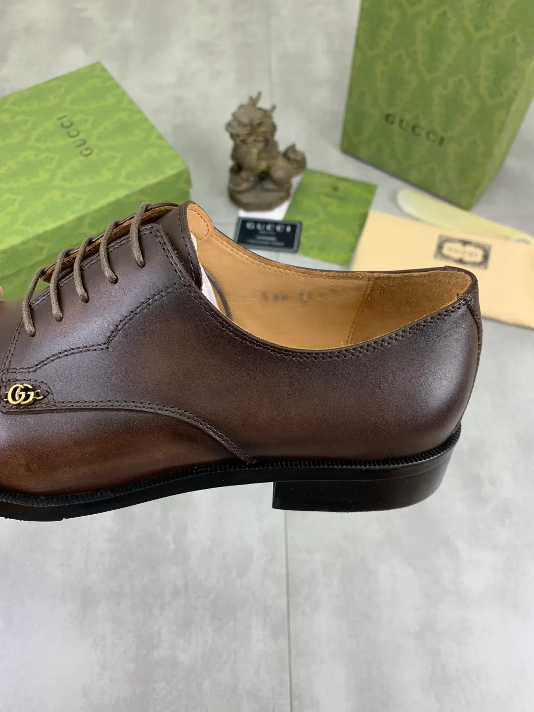 Men's men's shoes 💰P560 [New style] Water dyed cowhide 💰💎💎💎 [Gucci] GUCCI high-end men's formal business leather shoes, original order 1:1! Original imported high-end open-edge beaded calfskin, original metal buckle, imported first-layer cowhide lining for feet. Original outsole, men's shoe size: 39-44 (45 customized) 3️⃣ colors available